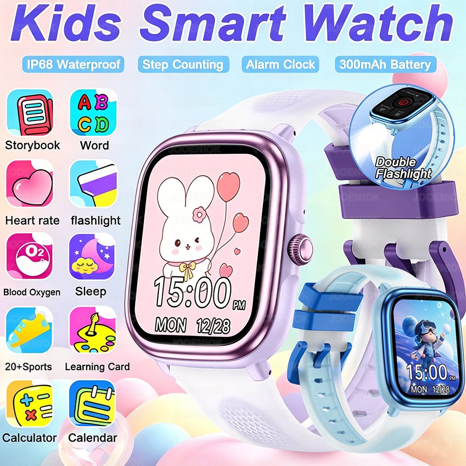 Smartwatch Watches Birthday Gift For Boys - Jam Tangan Pintar Anak 2026 Baru,