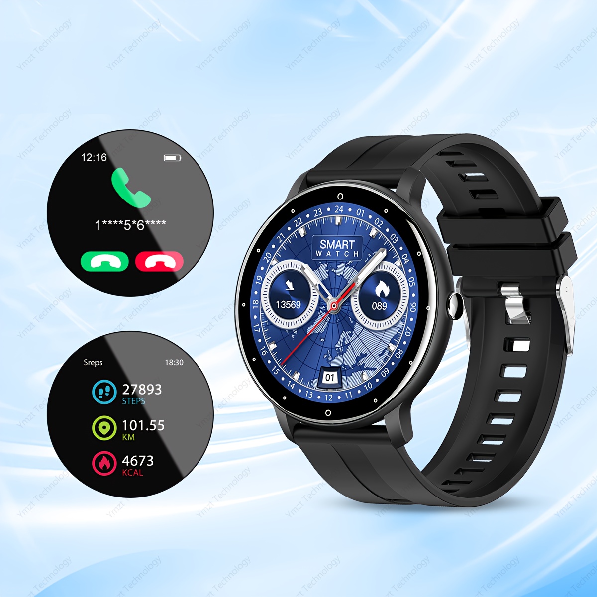 Smartwatch Watches That Connect To Iphone - Jam Tangan Pintar New Departure 2025