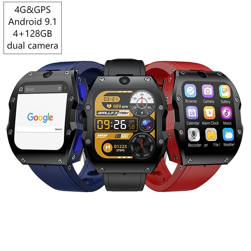 Watch Smartwatch - Smartwatch Android 4G 4+128GB GPS Kamera