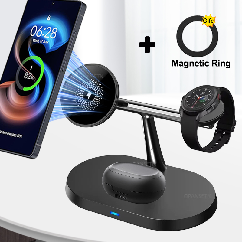 Smartwatch Phone Watches - Pengisi Daya Nirkabel Magnetik 3-IN-1 Dock