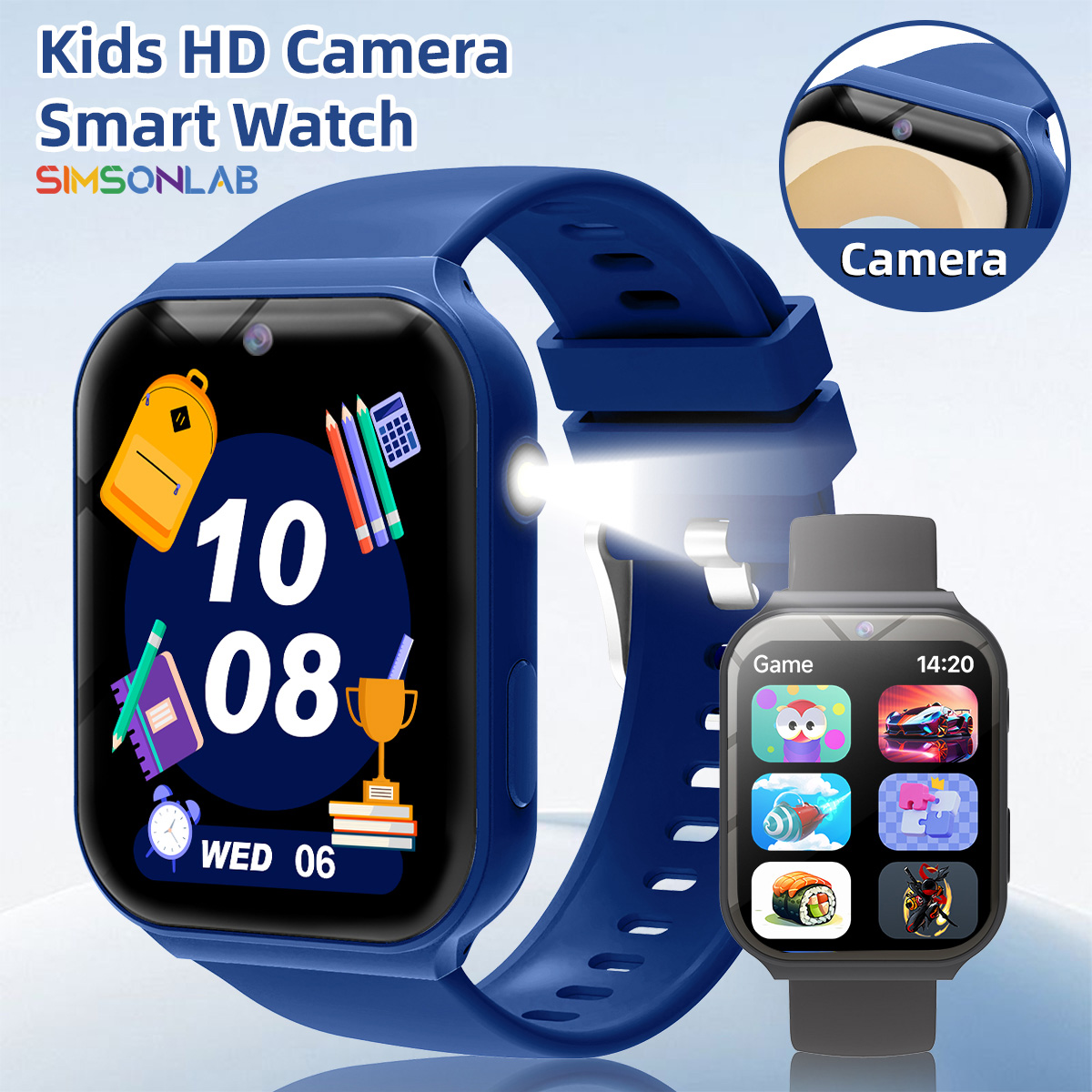 Smartwatch Watches Birthday Gift For Boys - Jam Tangan Pintar Anak HD Kamera
