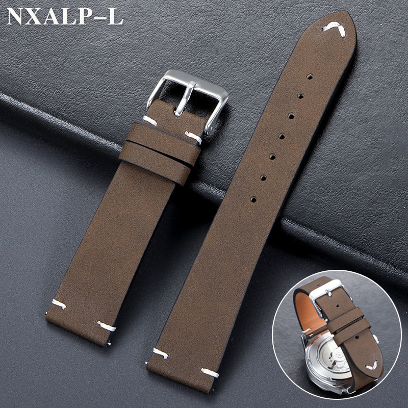 Watches Rolex Smartwatch - Tali Jam Tangan Kulit Antik 20Mm