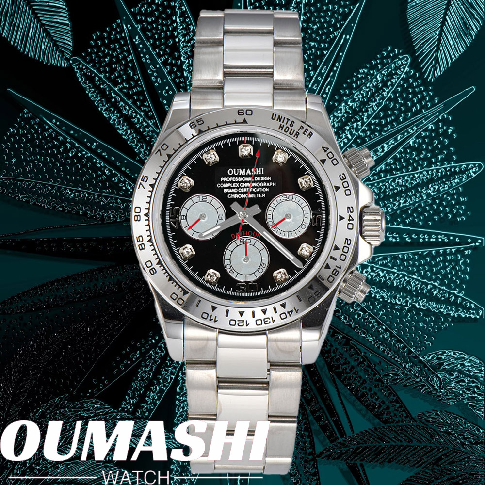 Luxury Ceramic Watch - Jam Tangan Mewah VK63 39.3mm Quartz