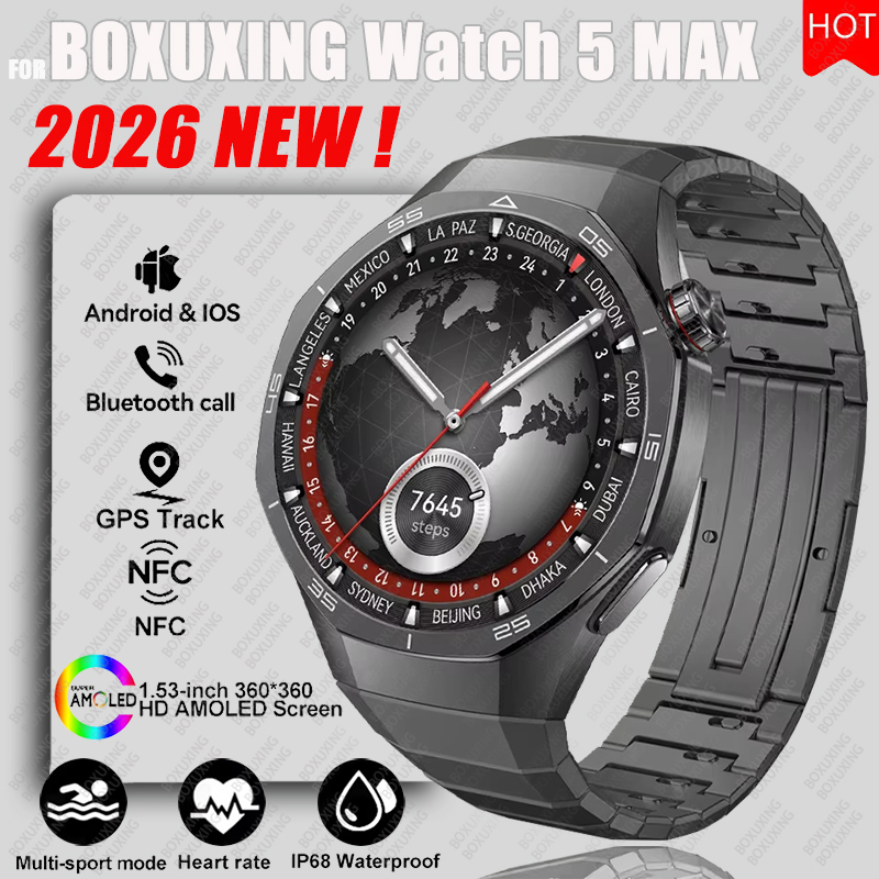 Smartwatch Watches For Women With Gps - Jam Tangan BOXUXING 5 MAX 2026