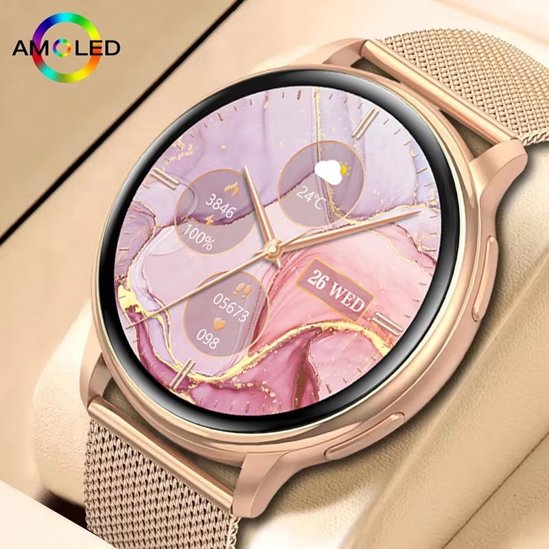 Smartwatch Timex Watches For Women - Jam Tangan Fashion Pintar Bentuk Lingkaran