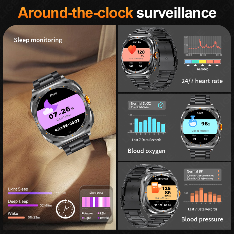 LIGE 2025 Jam Tangan Earphone  - Smartwatch Running Watches For Men ulasan dan harga