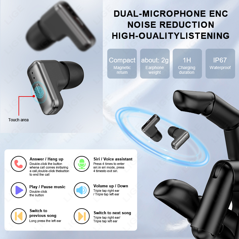 Jam Tangan Pintar LIGE untuk P - Smartwatch Noise Watches ulasan dan harga