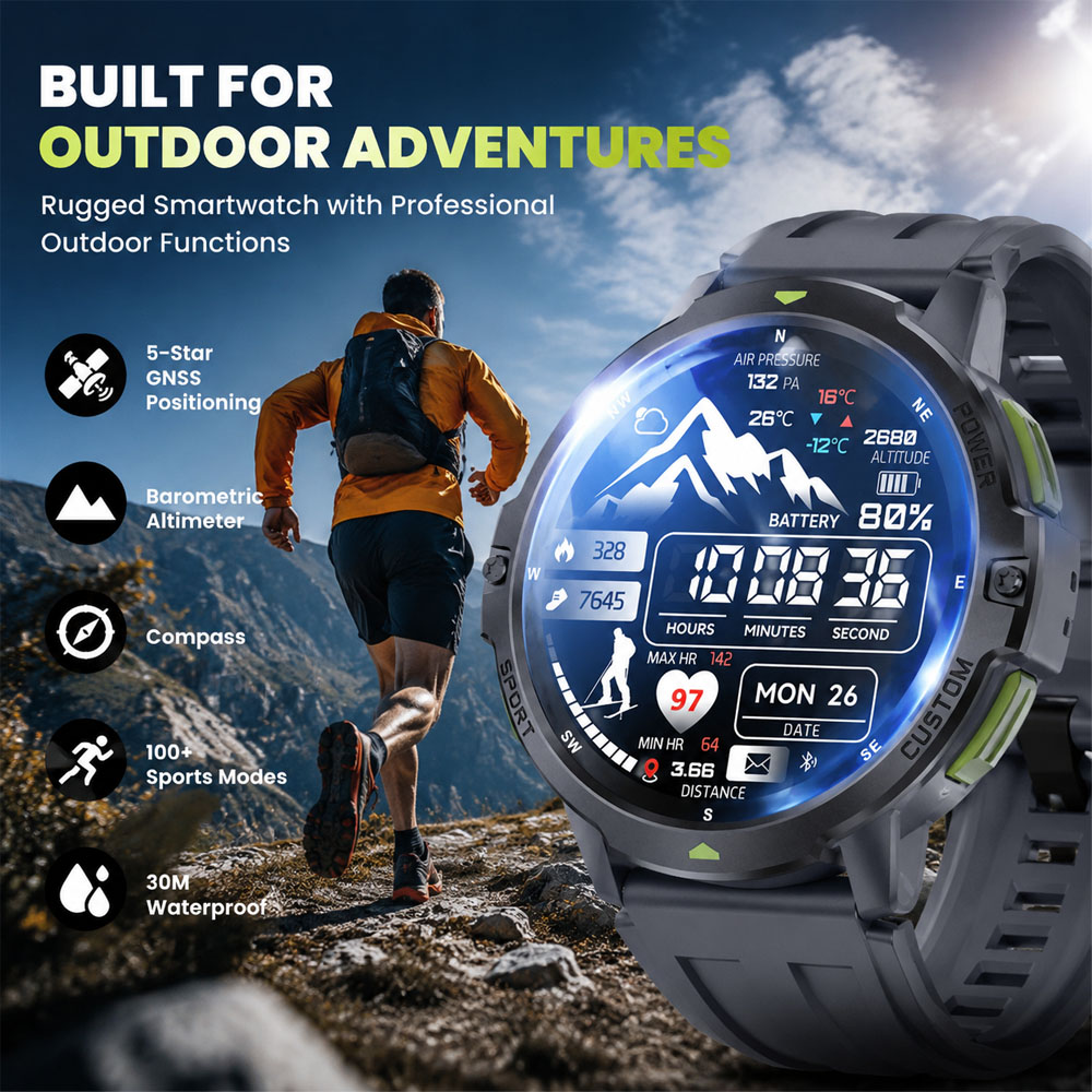 Jam Tangan Pintar GPS Militer  - Smartwatch Timex Watches For Women ulasan dan harga