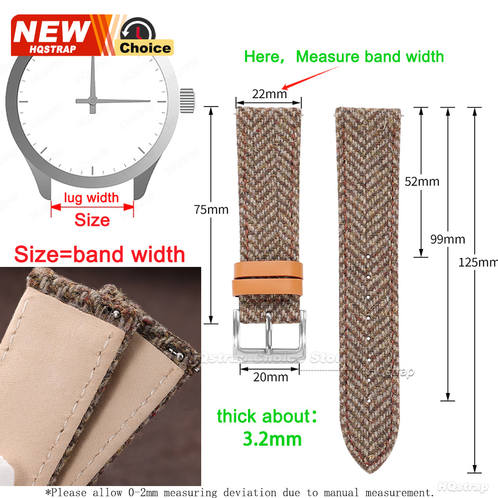 18mm 20mm 22mm Tali Jam Tangan - Watches Rolex Smartwatch ulasan dan harga