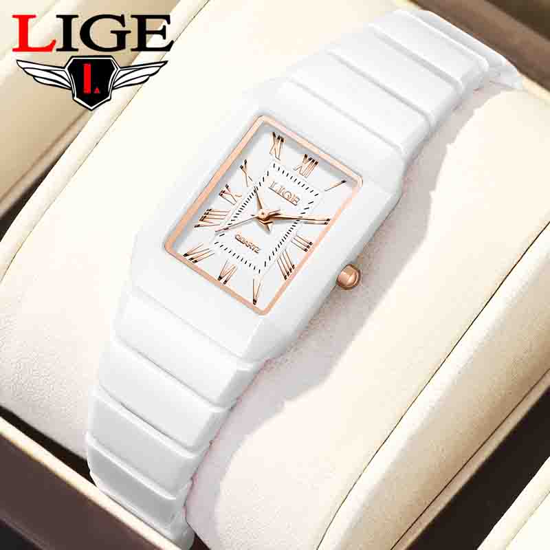 Jam Tangan Wanita LIGE, Merek  - Luxury Ceramic Watch ulasan dan harga