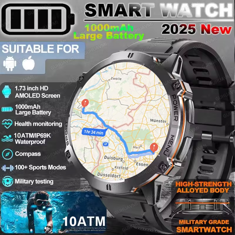 Jam Tangan Pintar GPS Ultra TA - Smartwatch Watches Gift For Men ulasan dan harga