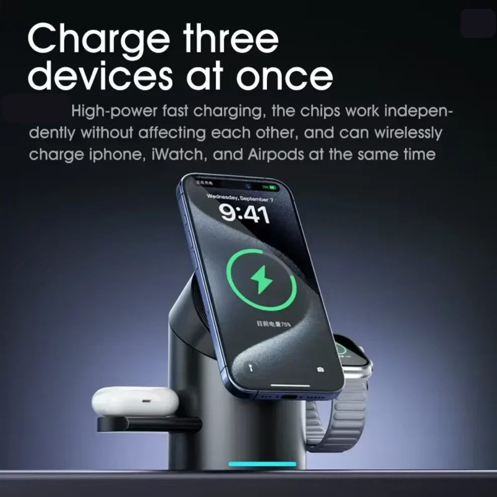 Pengisi Daya Nirkabel Magnetik - Smartwatch Phone Watches ulasan dan harga