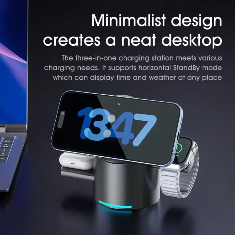 Pengisi Daya Nirkabel Magnetik - Smartwatch Phone Watches ulasan dan harga