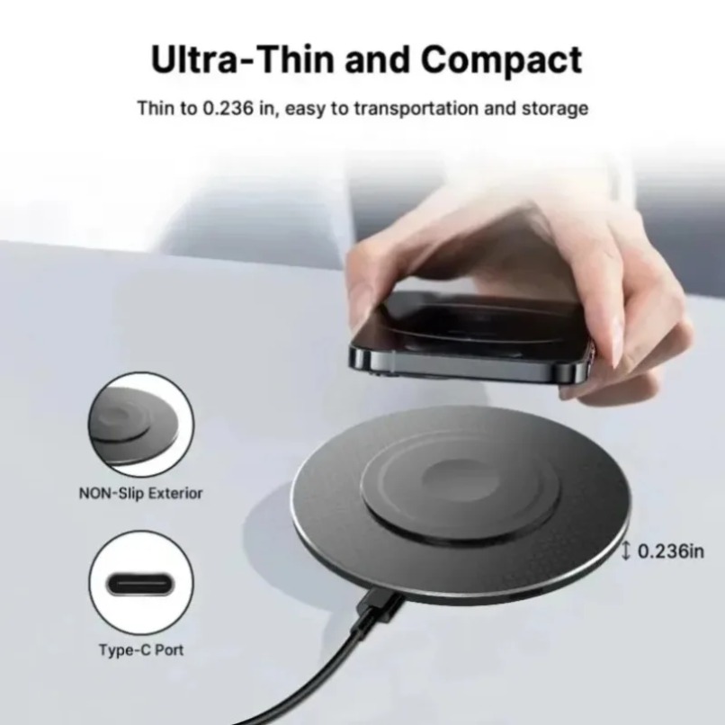 Pengisi Daya Nirkabel Universa - Smartwatch Phone Watches ulasan dan harga