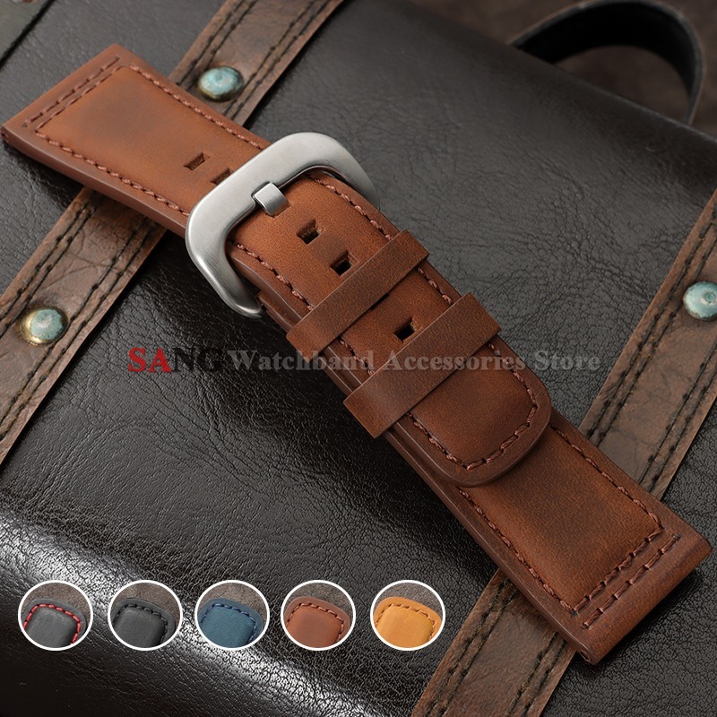 Tali Jam Tangan Kulit Vintage  - Watches Rolex Smartwatch ulasan dan harga