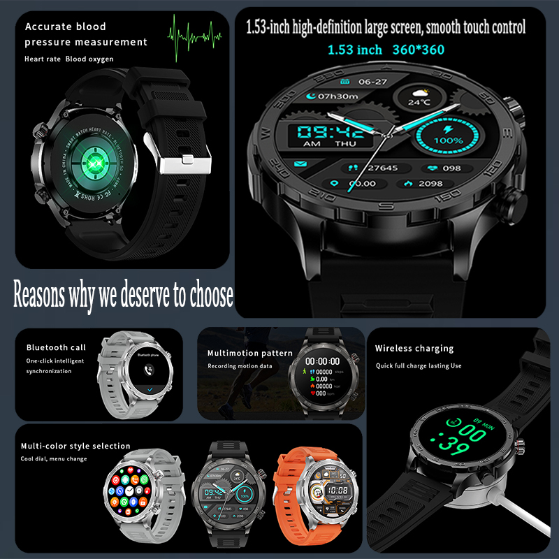 Jam Tangan Pintar GPS Baru Pri - Smartwatch Sports Watches For Men ulasan dan harga