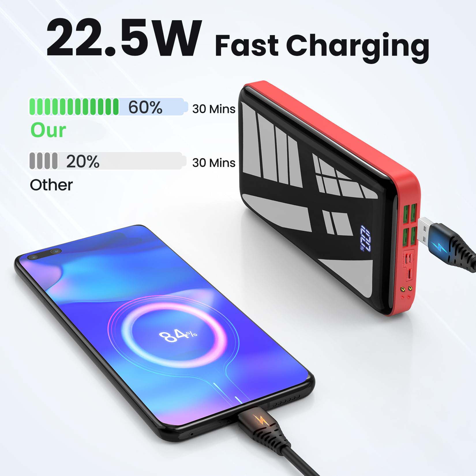 Power Bank Portabel 30000mah,  - Smartwatch Phone Watches ulasan dan harga