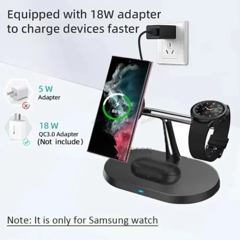 Pengisi Daya Nirkabel Magnetik - Smartwatch Phone Watches ulasan dan harga