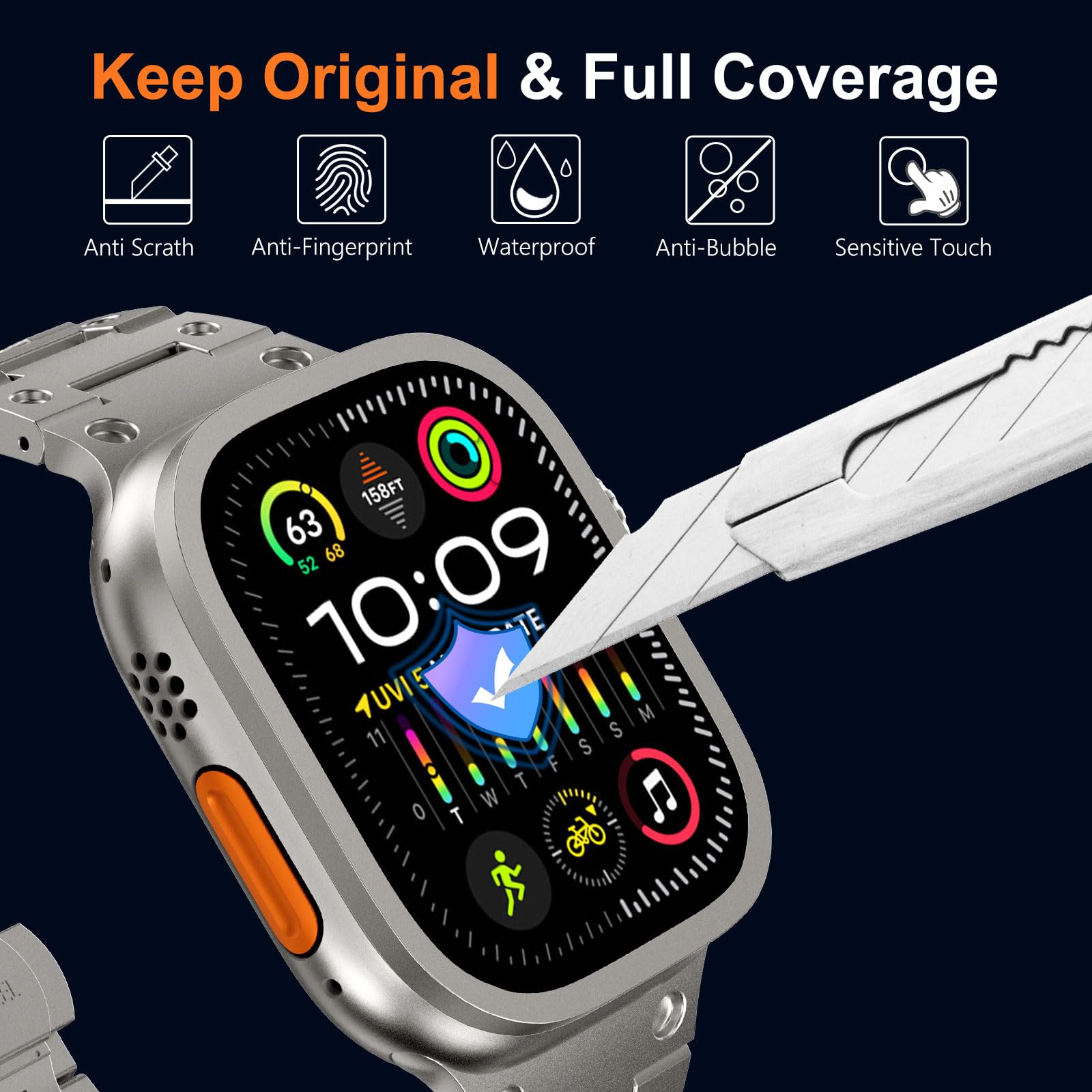Kaca antigores untuk jam tanga - Smartwatch Watches Gift For Men ulasan dan harga