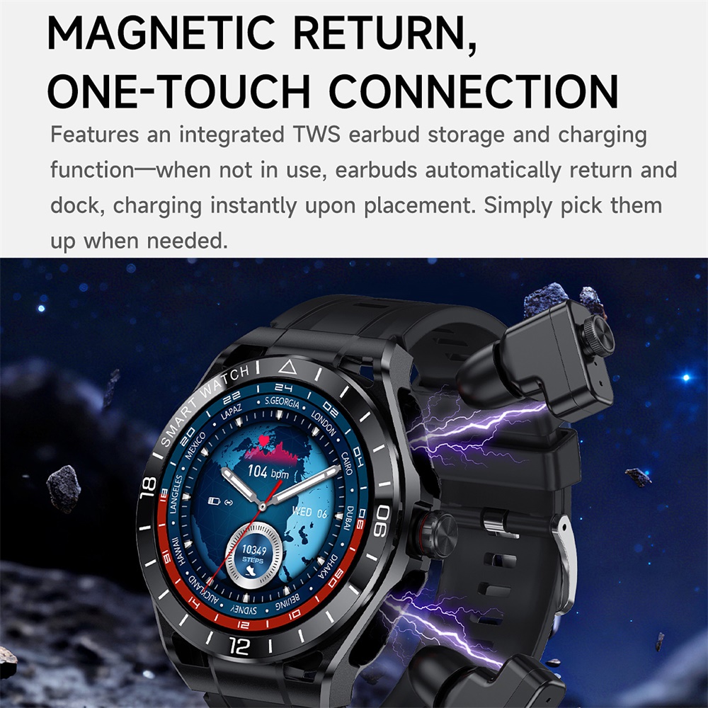 Jam Tangan Pintar 2 in 1 Bluet - Smartwatch Noise Watches ulasan dan harga