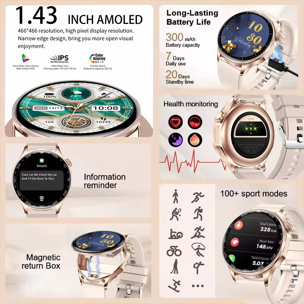 Jam Tangan Pintar DAORKOW T98  - Smartwatch Noise Watches ulasan dan harga