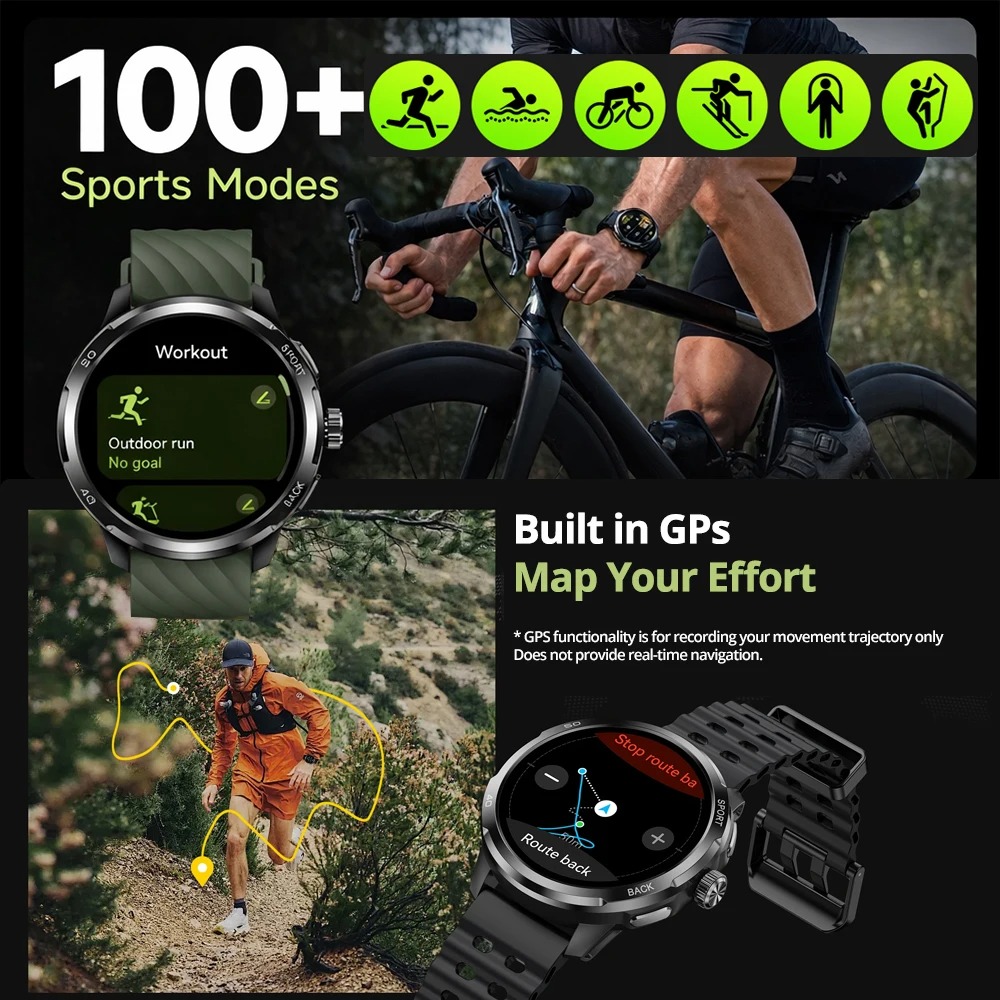 Jam Tangan Pintar Ulefone Armo - Smartwatch Watches For Women With Gps ulasan dan harga