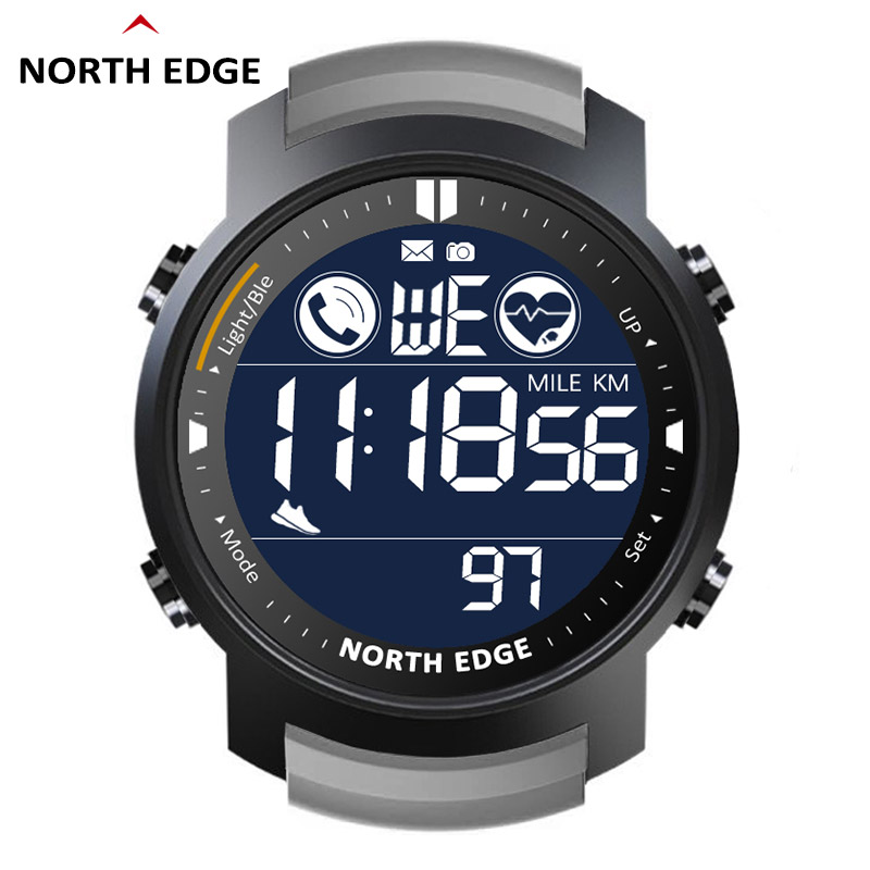 NORTH EDGE Jam Tangan Pintar M - Smartwatch Running Watches For Men ulasan dan harga