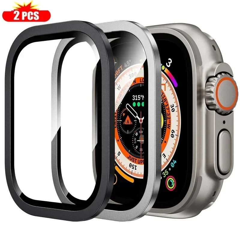 2 Buah Kaca Tempered untuk Jam - Smartwatch Watches Gift For Men ulasan dan harga