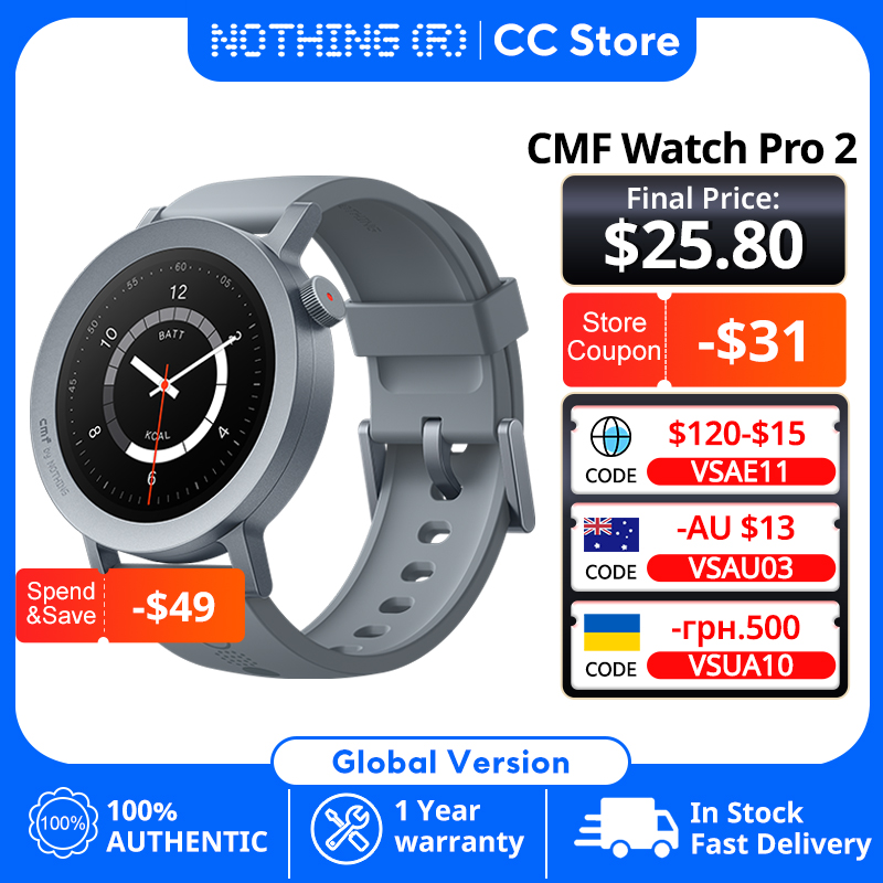 Versi Global Nothing CMF Watch - Smartwatch Noise Watches ulasan dan harga