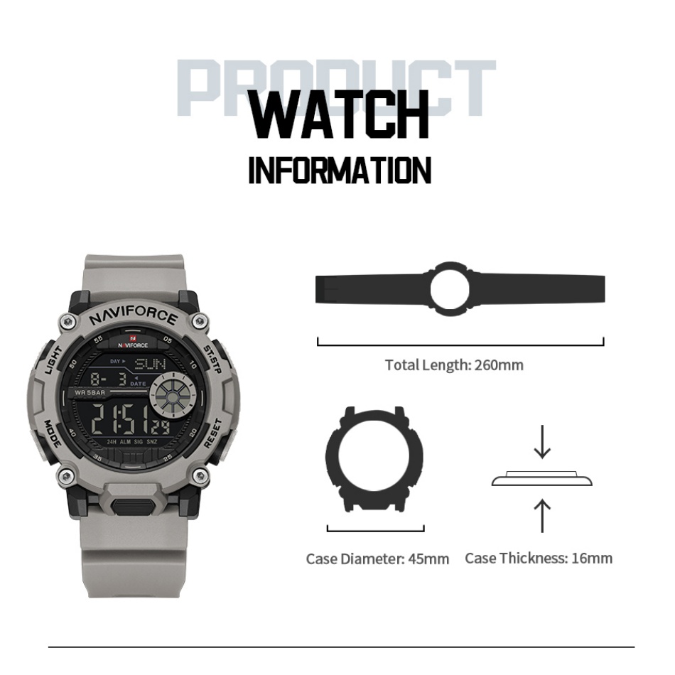 Jam Tangan Pria NAVIFORCE Baru - Watch Display Pillow ulasan dan harga