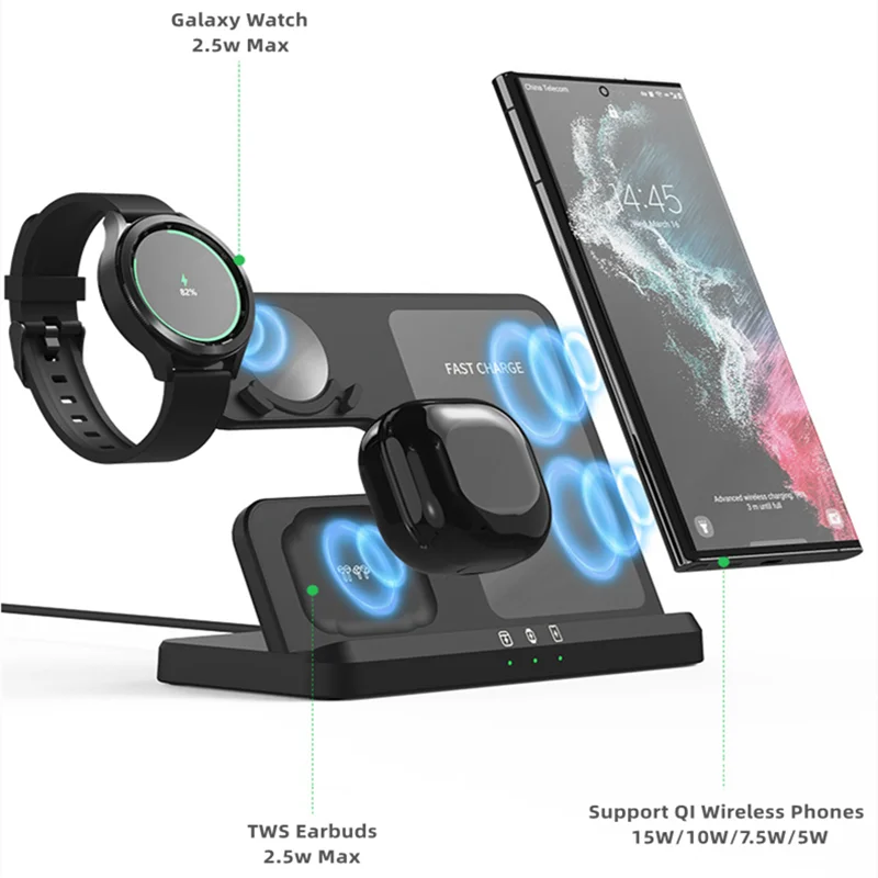 Pengisi Daya 3 In 1 untuk Jam  - Smartwatch Phone Watches ulasan dan harga