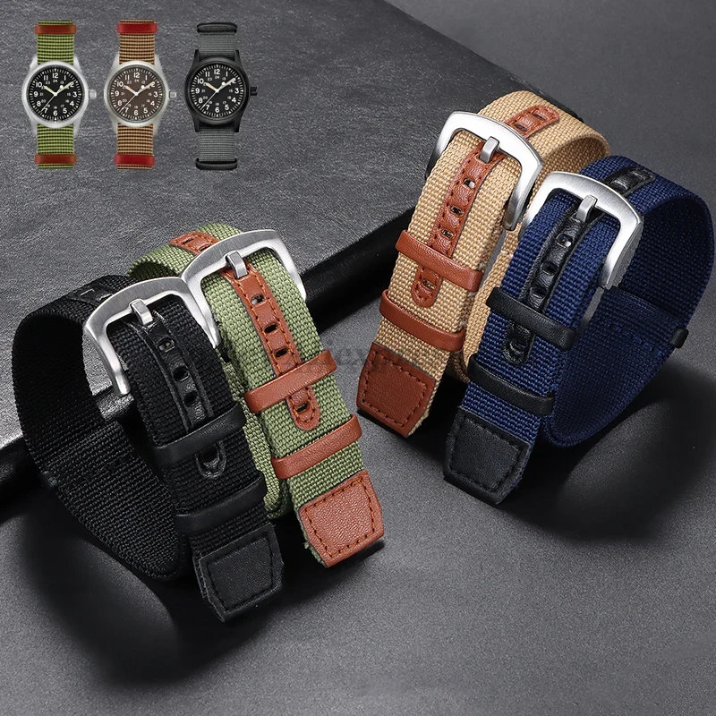 Tali Kulit Tambalan Nilon Kanv - Watches Rolex Smartwatch ulasan dan harga