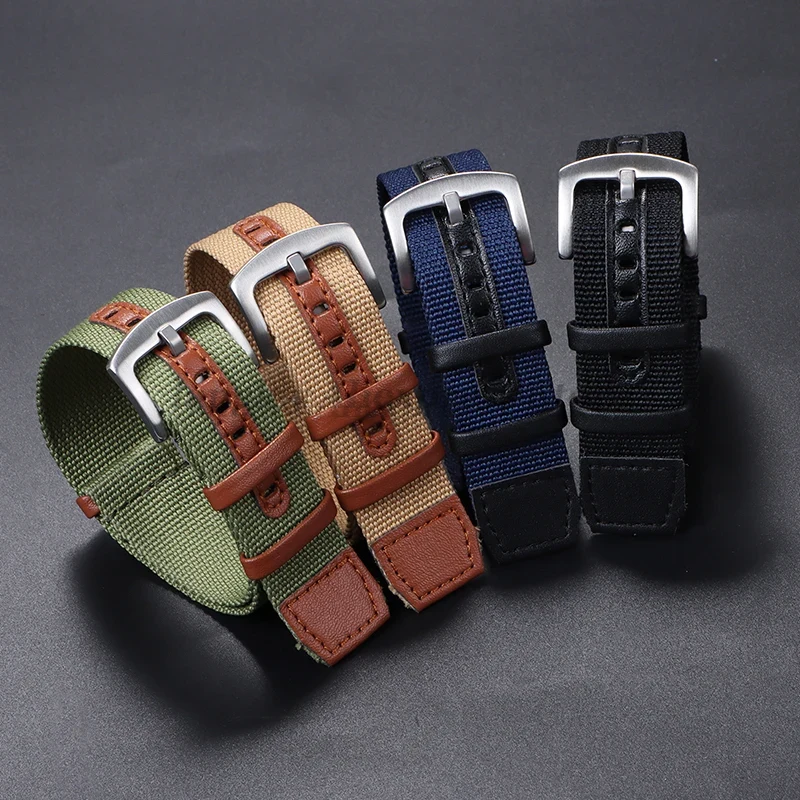 Tali Kulit Tambalan Nilon Kanv - Watches Rolex Smartwatch ulasan dan harga