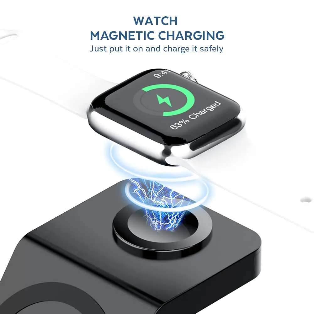 Stasiun Pengisian Daya Nirkabe - Smartwatch Phone Watches ulasan dan harga