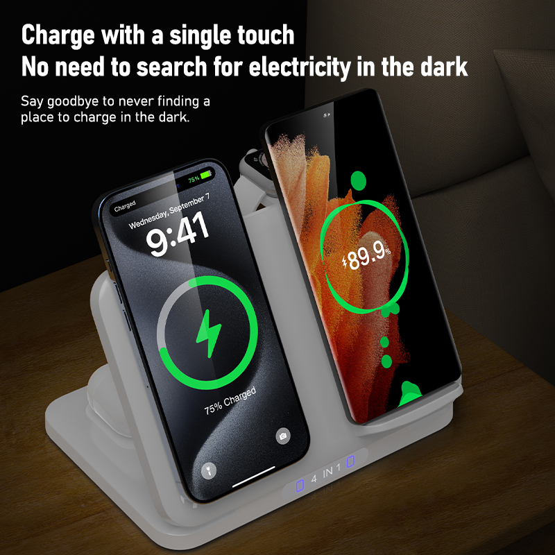 Stasiun Pengisi Daya Nirkabel  - Smartwatch Phone Watches ulasan dan harga