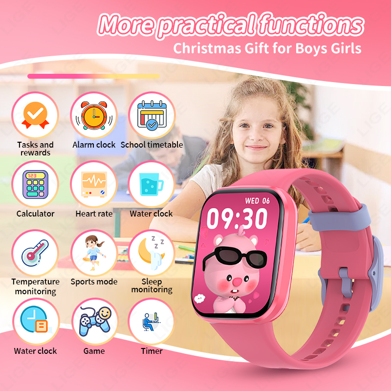 Jam Tangan Pintar Baru Jam Tan - Smartwatch Watches Birthday Gift For Boys ulasan dan harga
