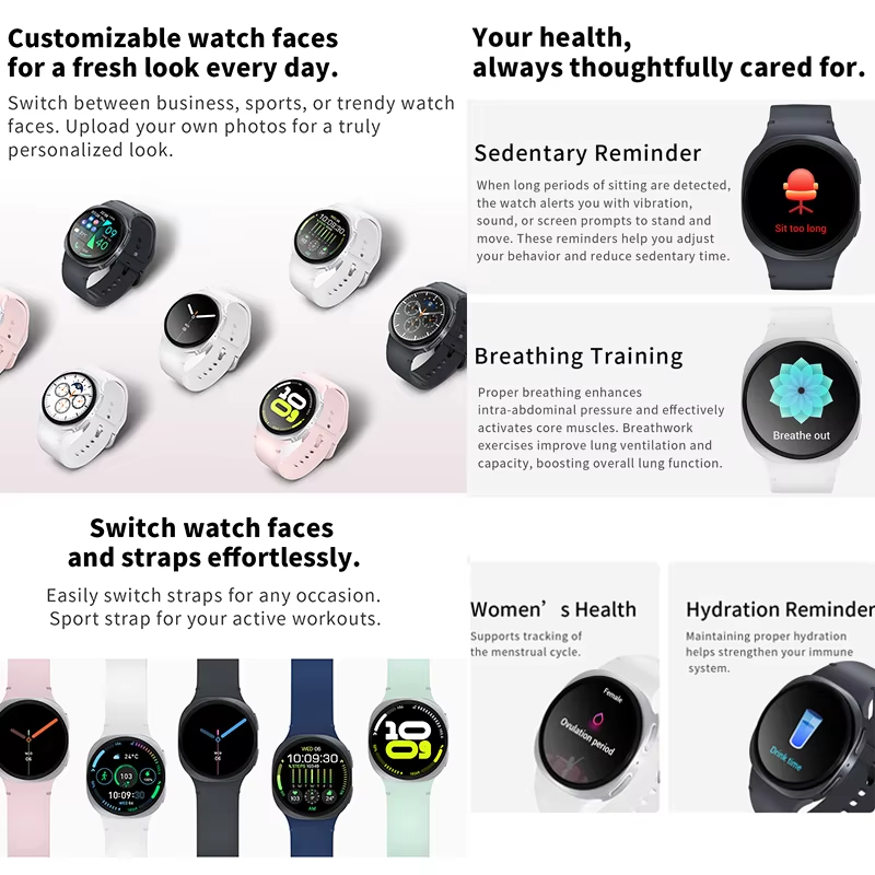 Jam Tangan Pintar Wanita 8 Max - Smartwatch Watches For Women With Gps ulasan dan harga