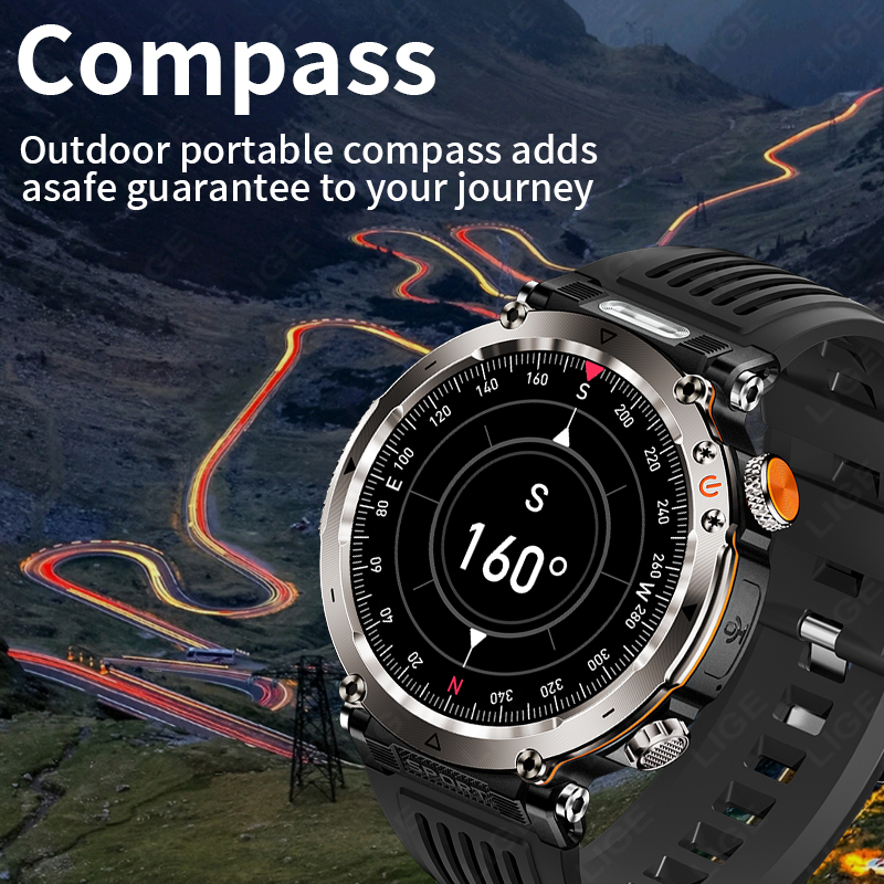 Jam Tangan Pintar Militer Luar - Watch Smartwatch ulasan dan harga