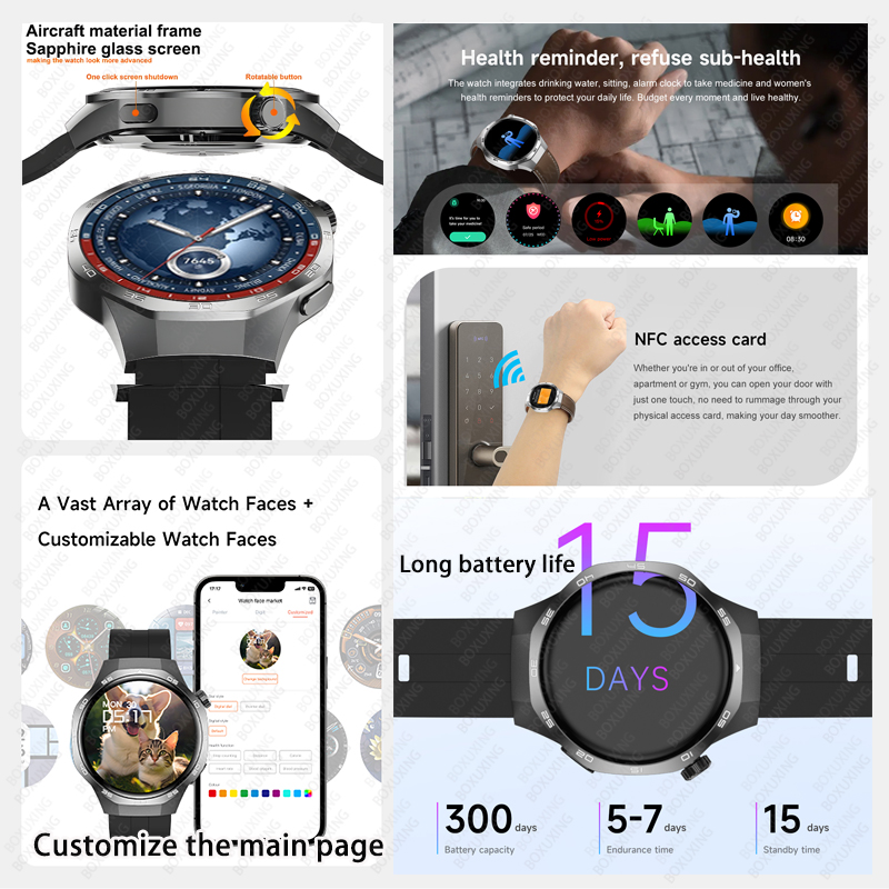 Jam Tangan BOXUXING 5 MAX 2026 - Smartwatch Watches For Women With Gps ulasan dan harga