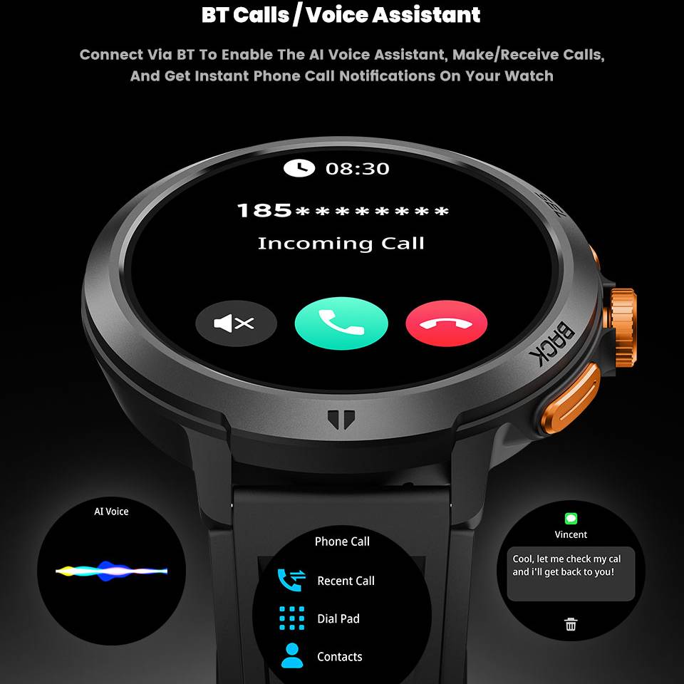 LEADOYS C33 Jam Tangan Pintar  - Smartwatch Watches Gift For Men ulasan dan harga