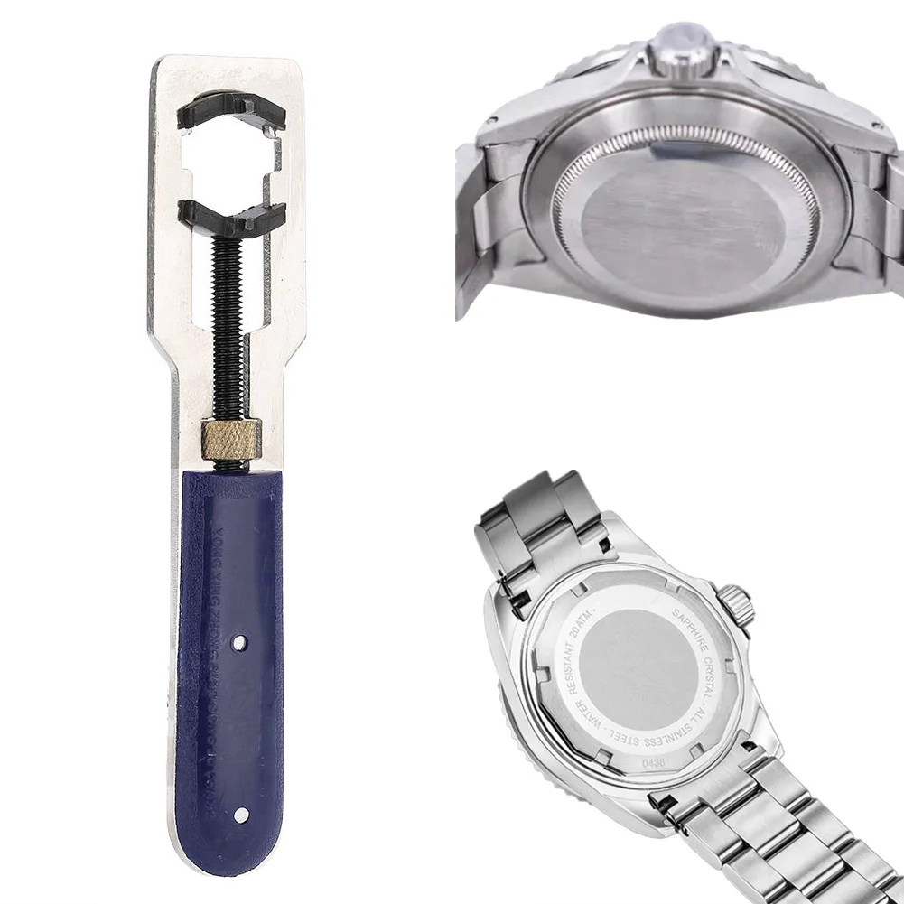 Jam tangan logam 14-35mm, alat - Case Back Opener ulasan dan harga